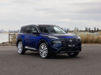 2026 Nissan MY26 X-TRAIL Ti-L - Blue Exterior - Front 3-4 (grass)
