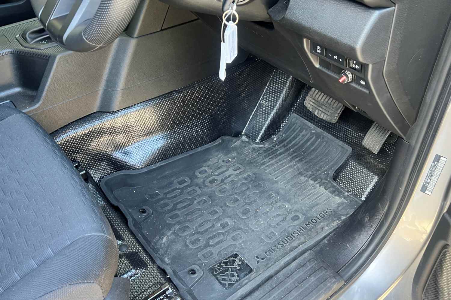 2026 Mitsubishi Triton GLX Pickup front foot well rubber mats 1
