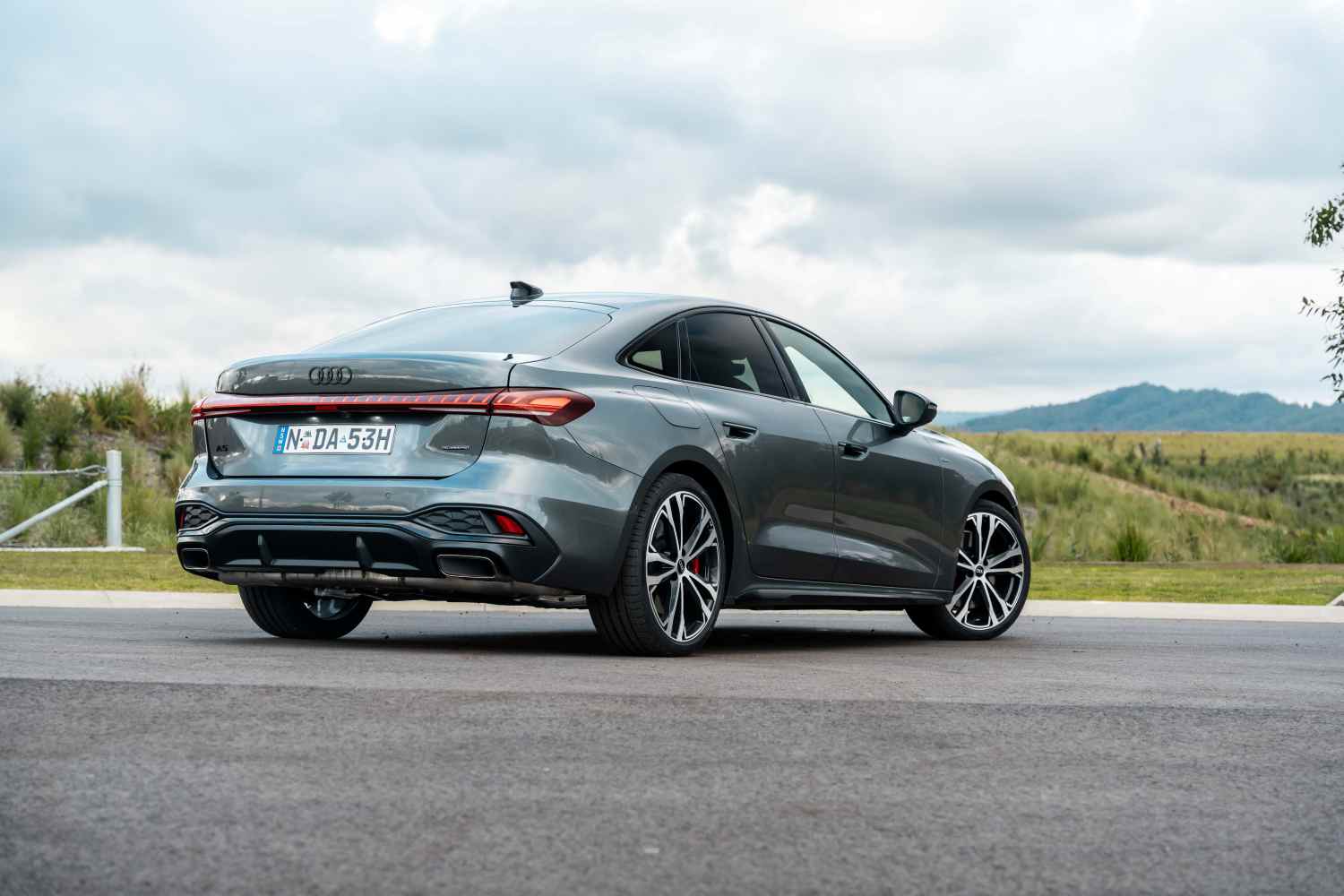 Audi A5 e-hybrid rear quarter 1