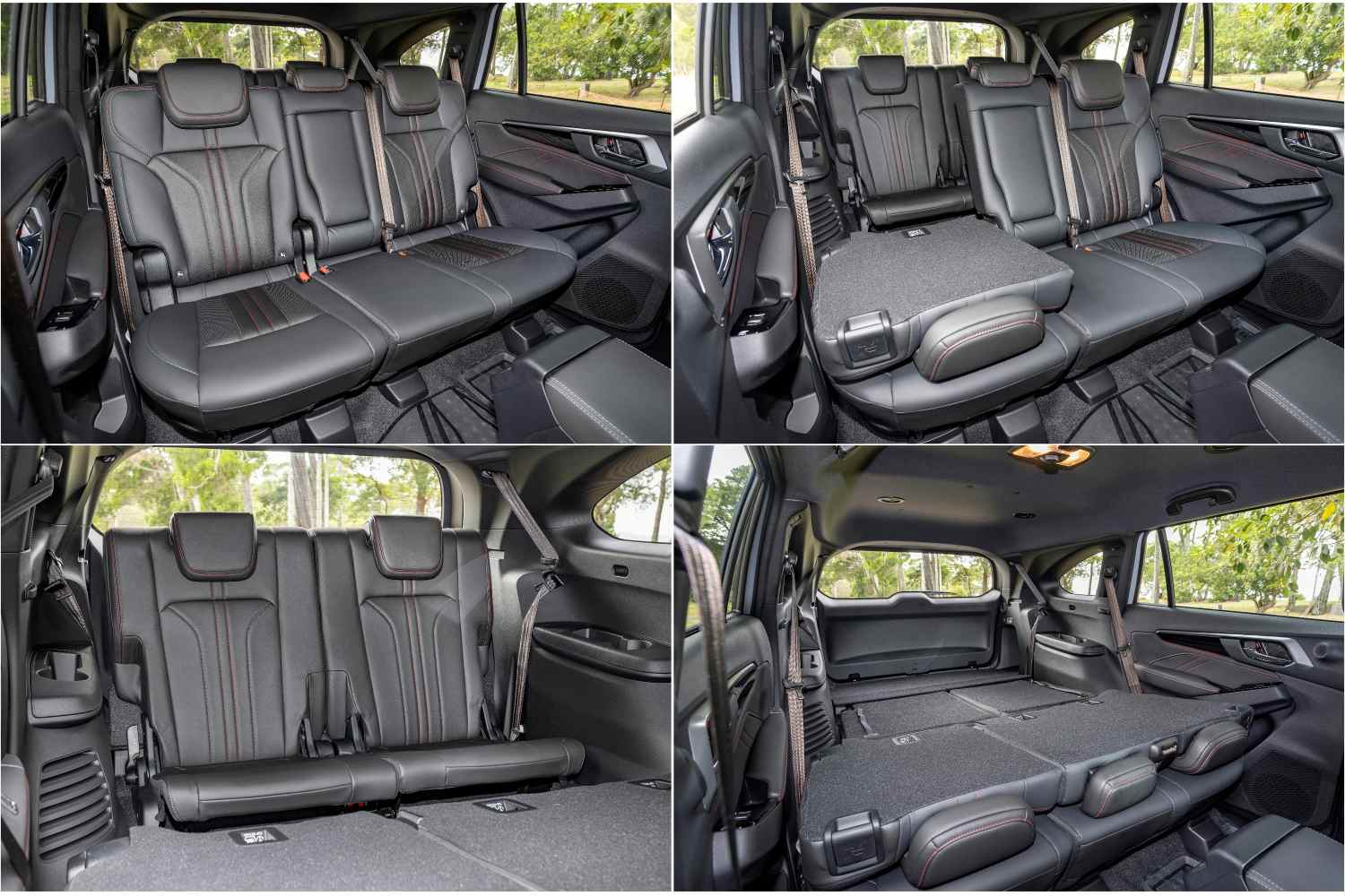 2025 Isuzu MU-X seat flexibility compilation 1