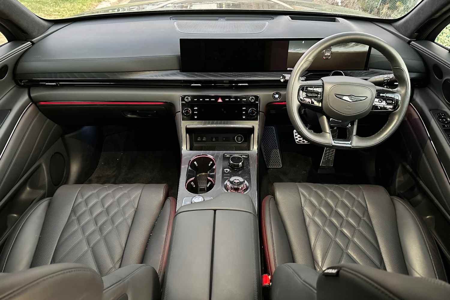 2026 Genesis GV80 Coupe Black interior front 1