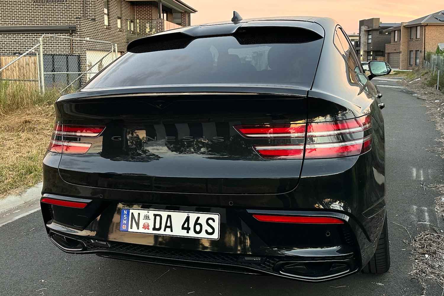 2026 Genesis GV80 Coupe Black rear 1