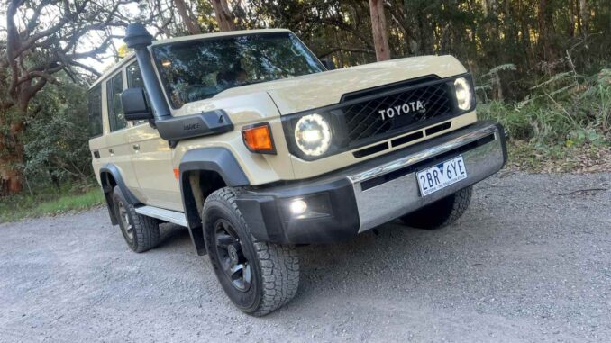 2026 Toyota LC 76 GXL Wagon front quarter 1