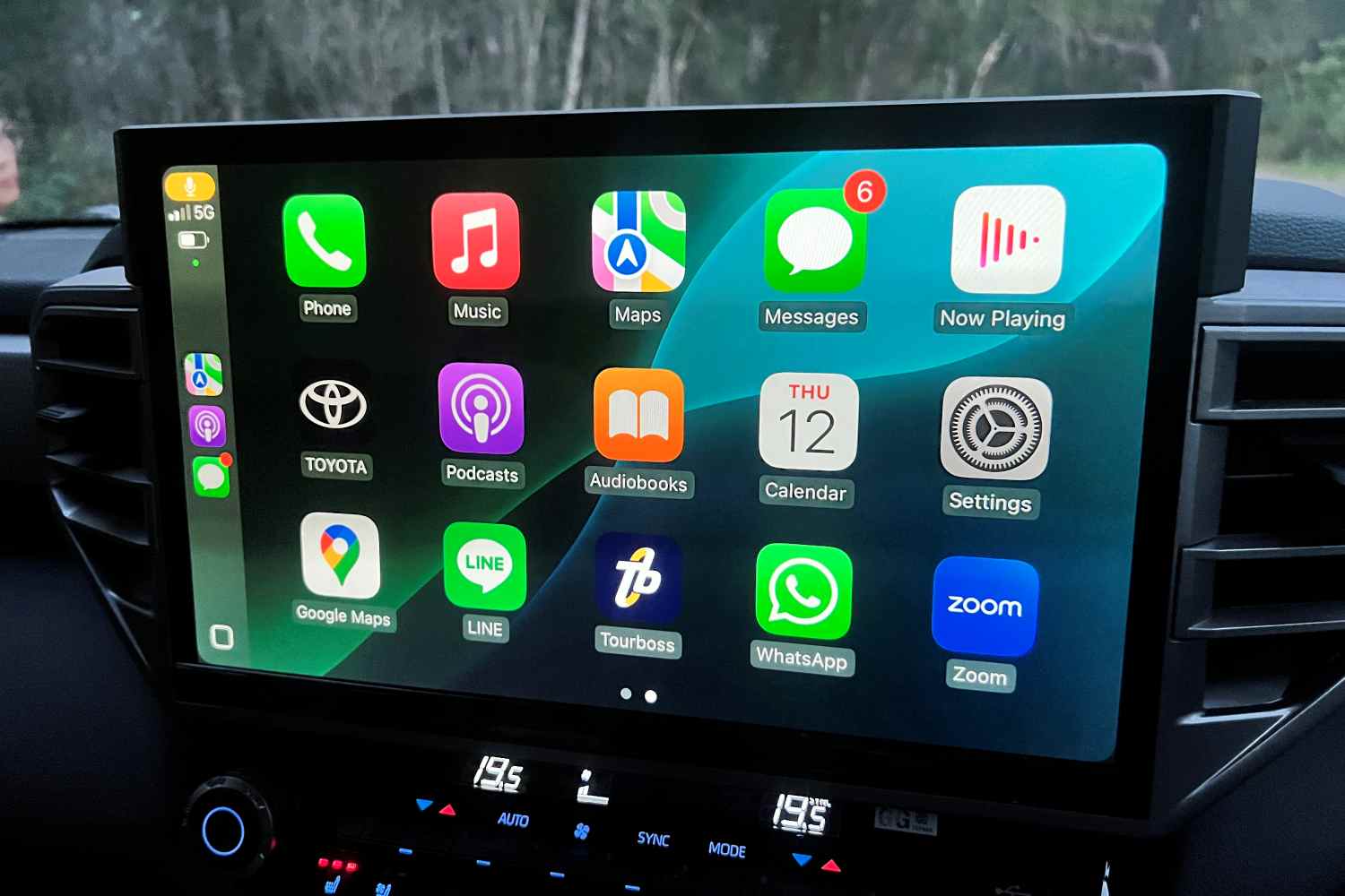 2026 Toyota Tundra Platinum central screen 1