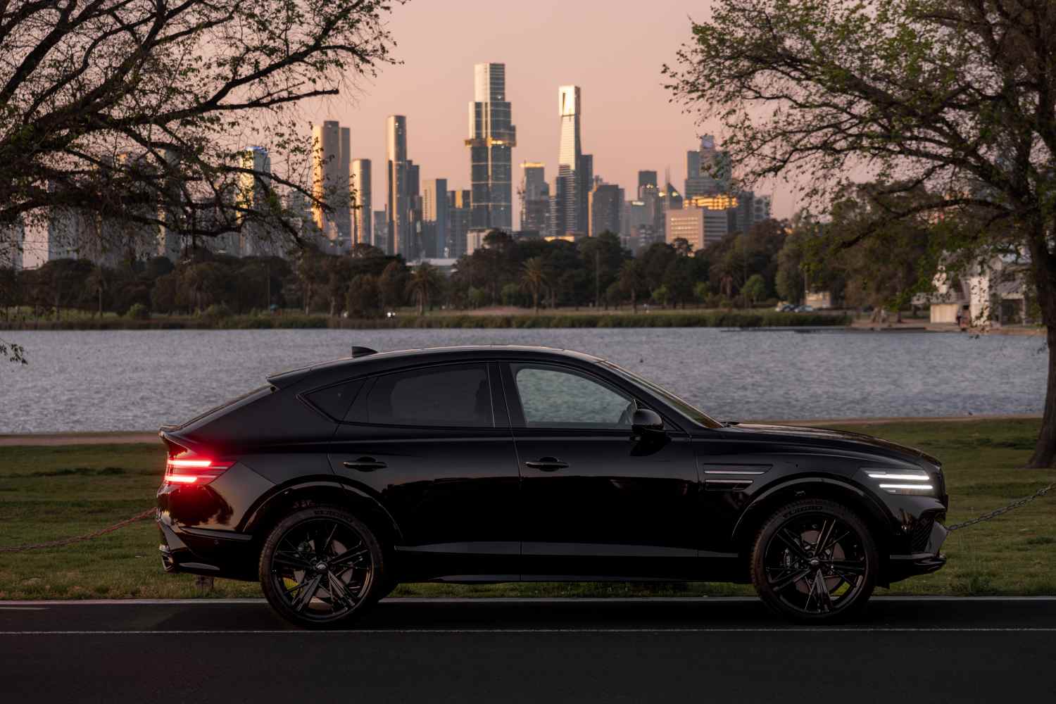 2026 Genesis GV80 Coupe Black profile 2