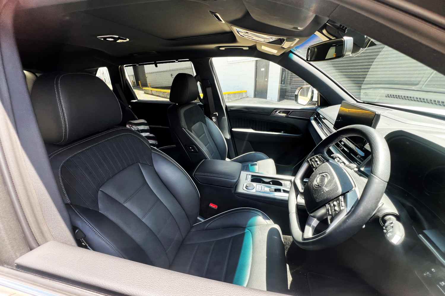 2026 KGM Rexton Ultimate Sport interior front 2