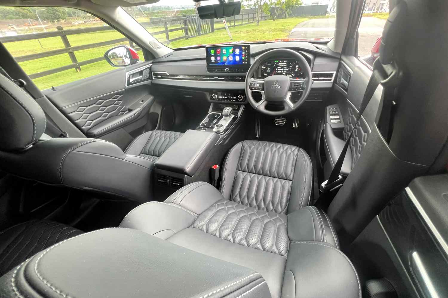 2026 Mitsubishi Outlander Exceed five seat SUV front interior 1
