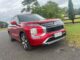 2026 Mitsubishi Outlander Exceed five seat SUV front quarter 2