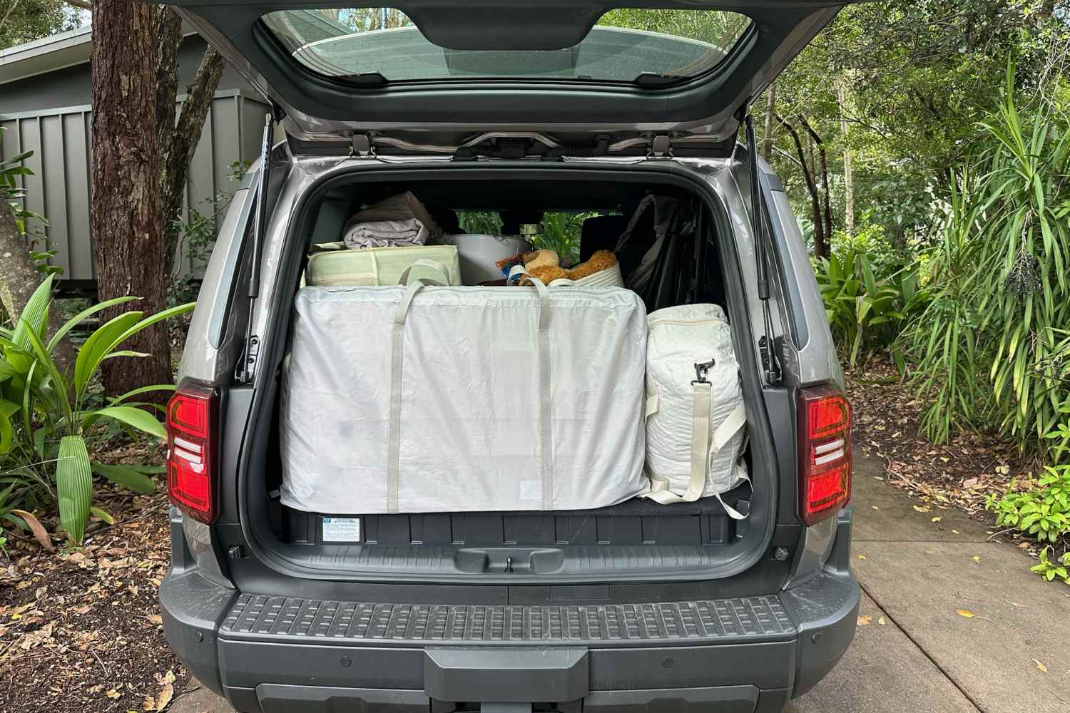2026 Toyota LC Prado GX boot space filled with luggage 2