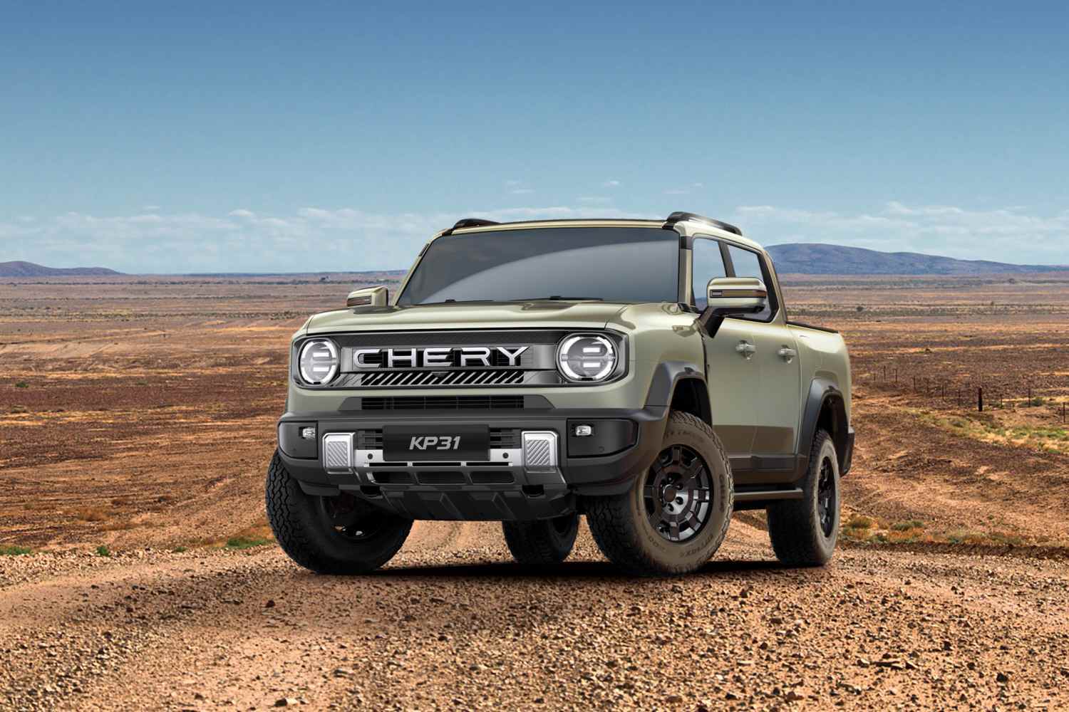 Chery Stockman PHEV Ute exterior LHD 1