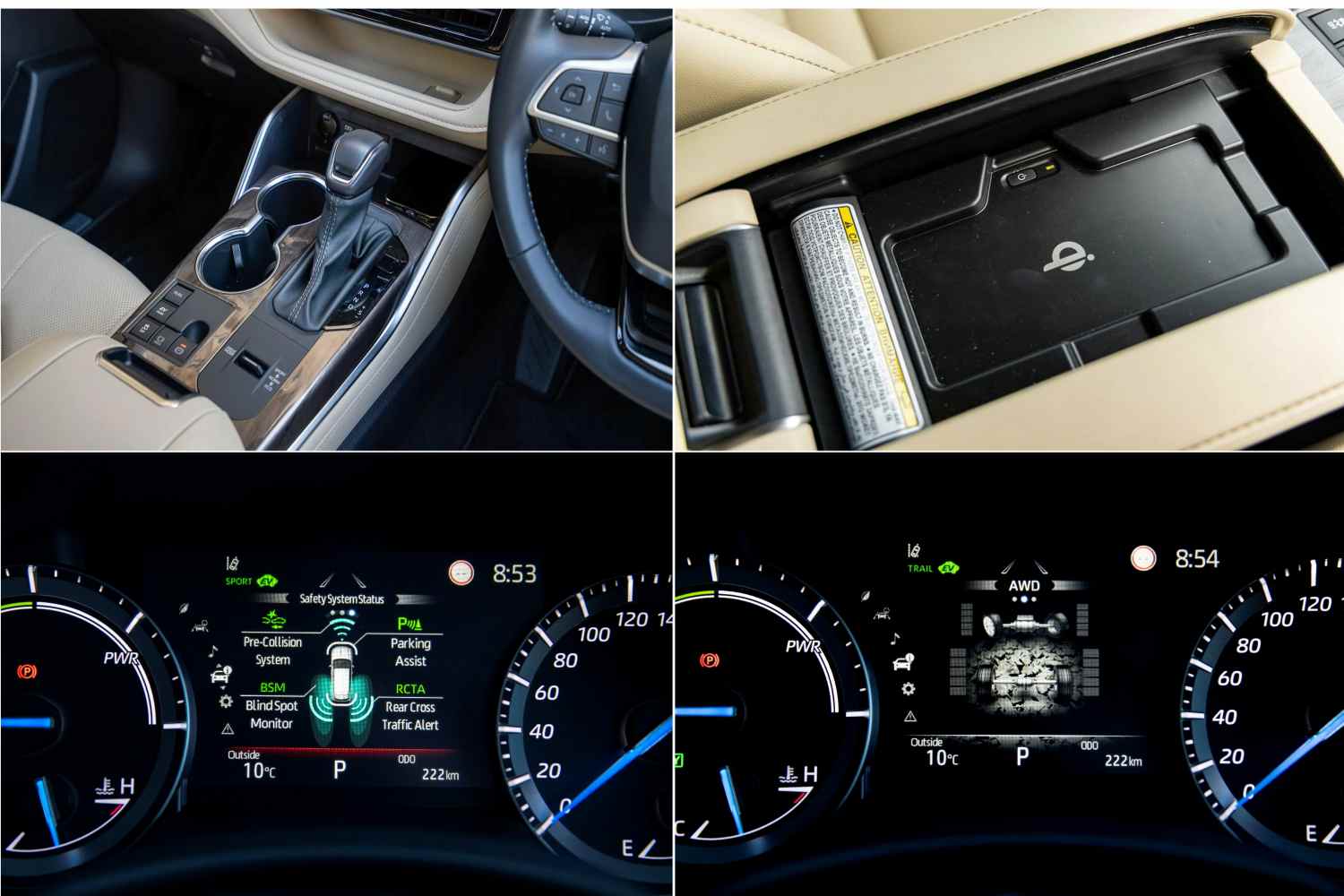 2024 Touota Kluger Grande Hybrid interior controls comp[ilation 2