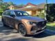 2026 Mazda CX-80 SP front quarter and grill 1