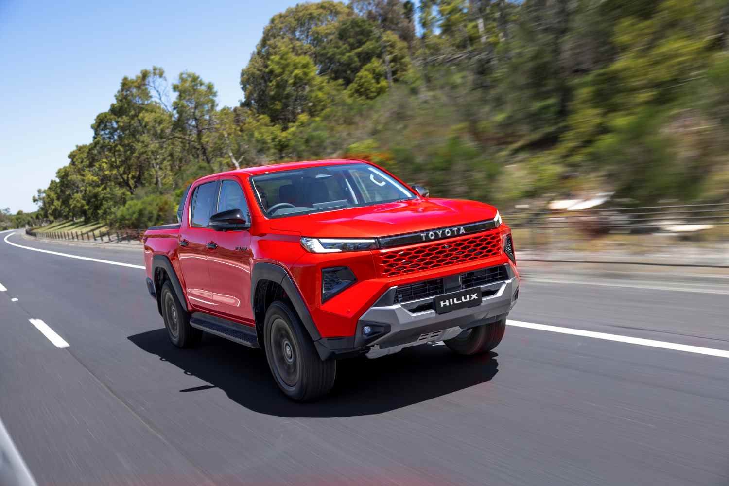 2026 Toyota HiLux Rogue driving on road 1