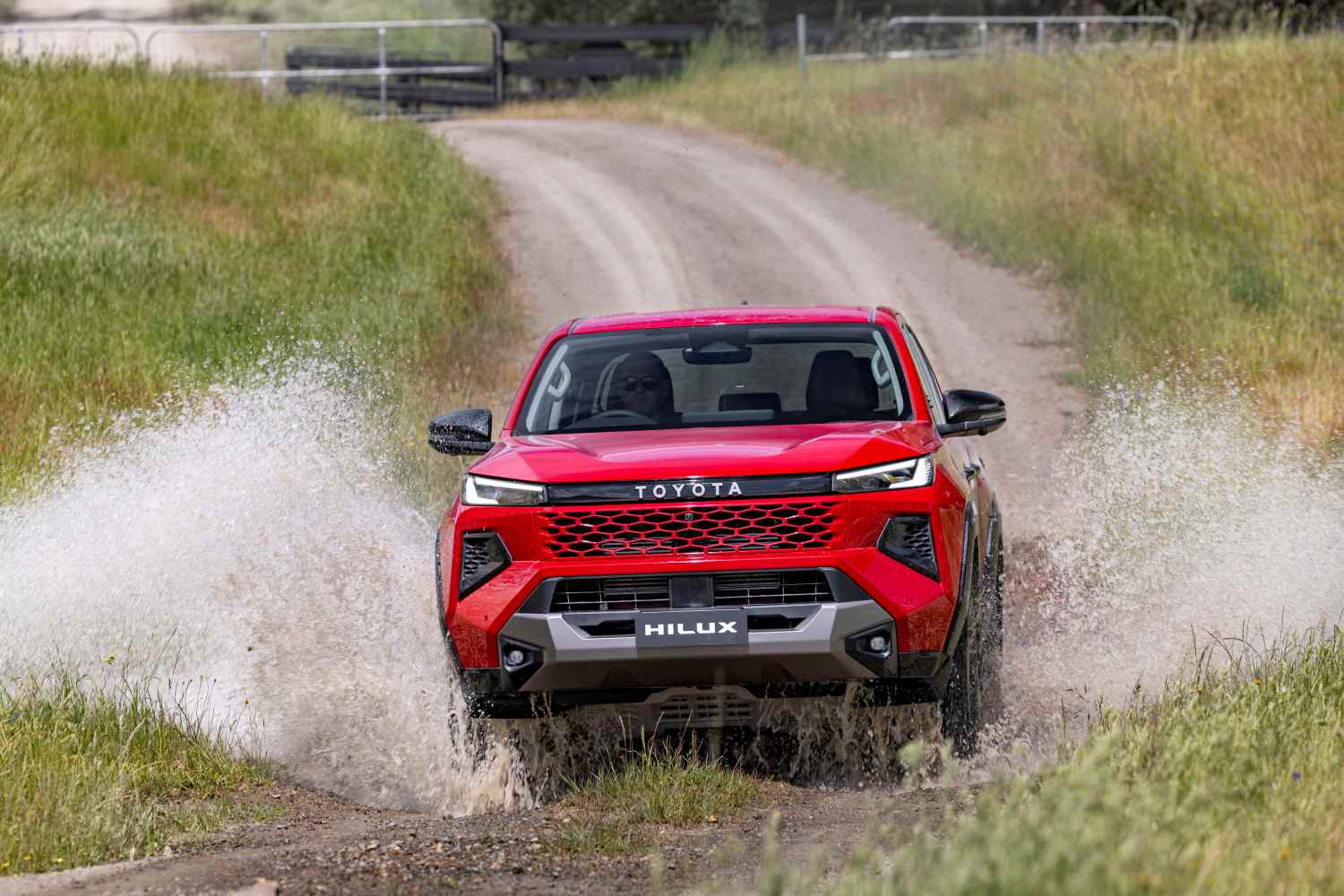 2026 Toyota HiLux Rogue driving on road 2