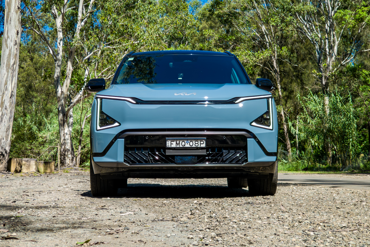 2026-kia-ev5-gt-line-exterior-front-low-angle