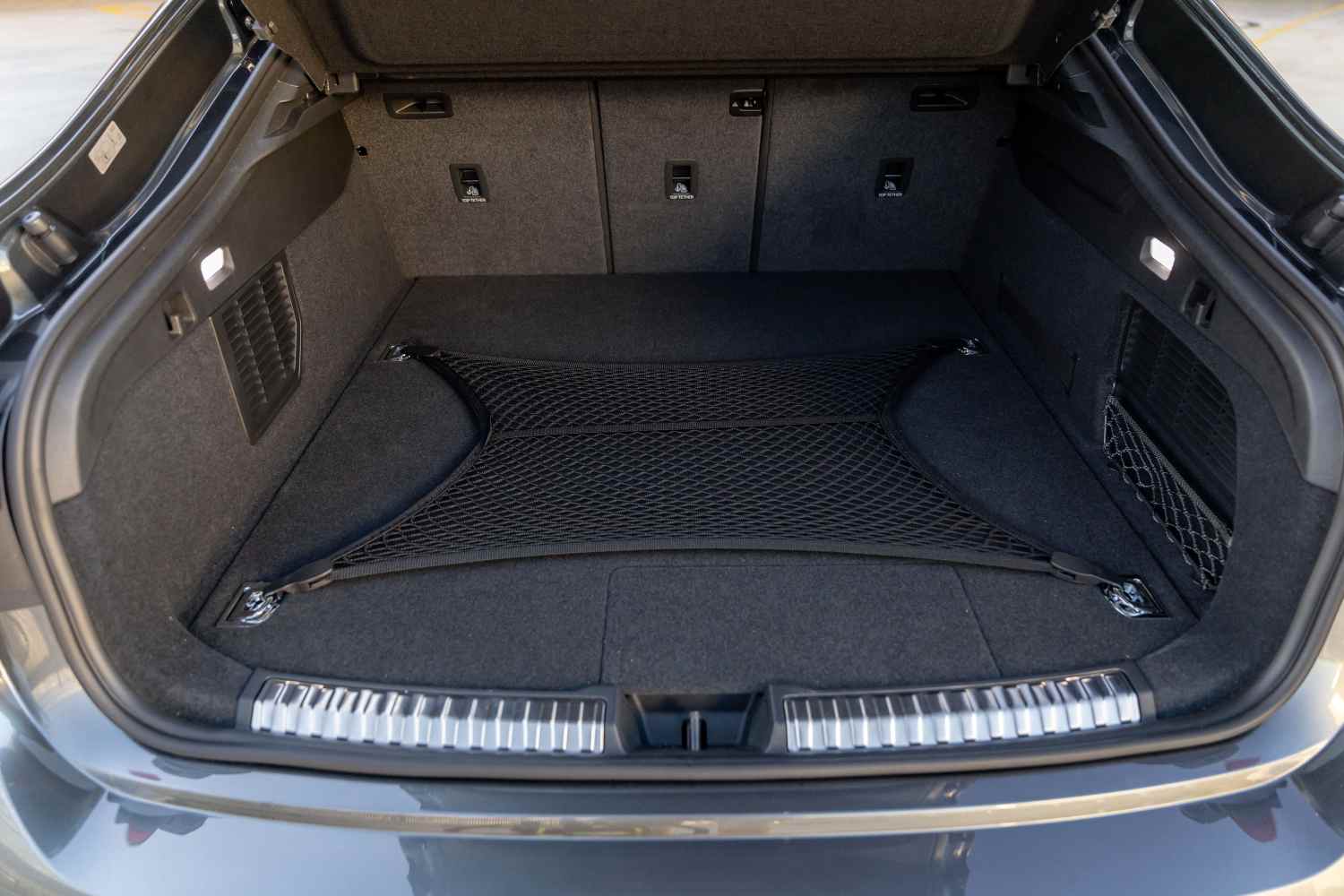 Audi A5 e-hybrid sedan boot space 1