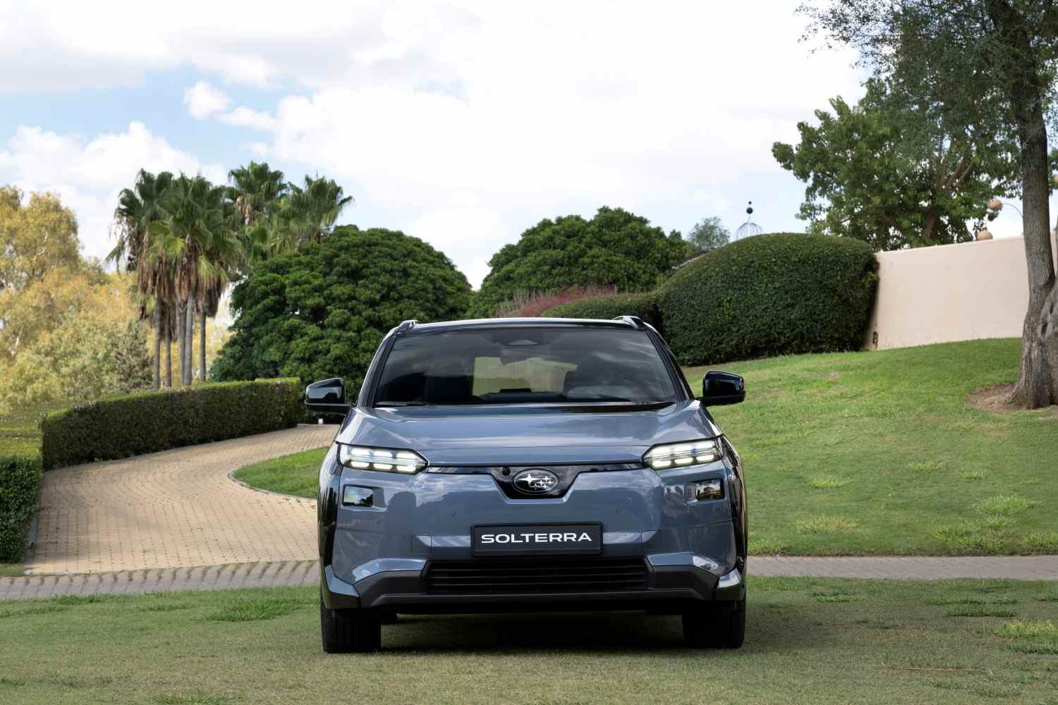 2026 Subaru Solterra front grill view 1