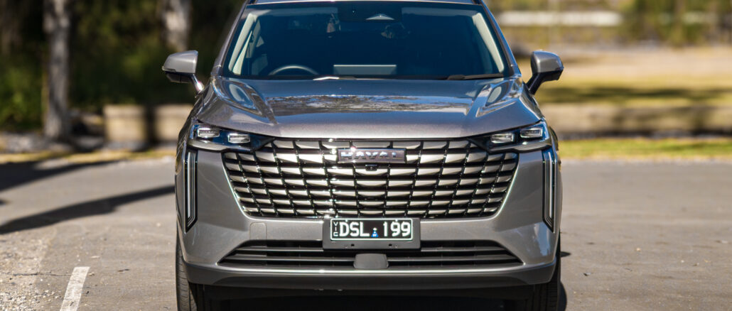 2026 Haval H6 front full view showing complete front end design and wide stance