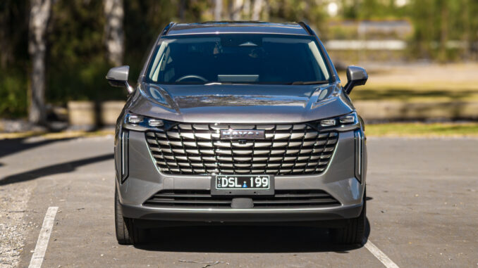 2026 Haval H6 front full view showing complete front end design and wide stance