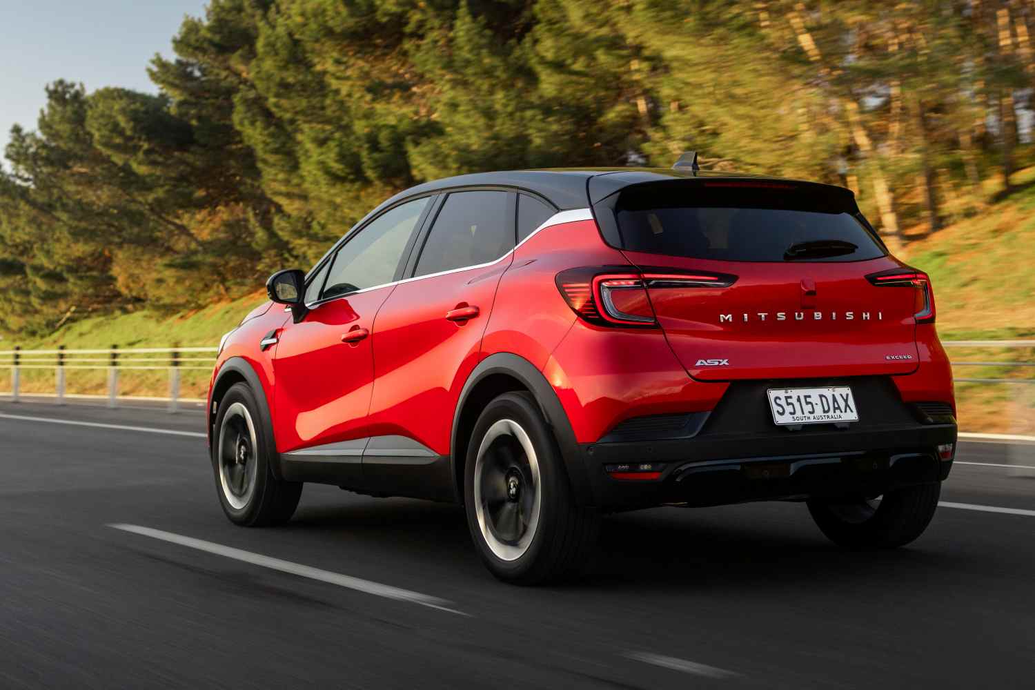 2025 Mitsubishi ASX Driving rear 1