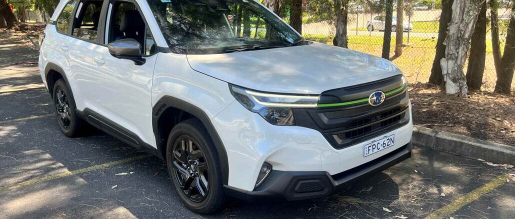 2026 Subaru Forester Sport front quarter 1