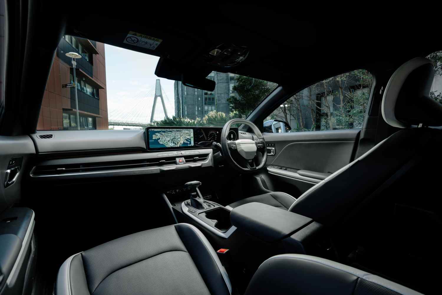 Kia K4 GT-Line Hatch gold interior front 1
