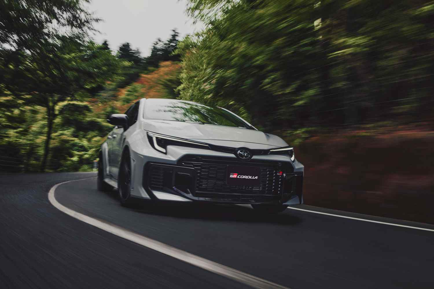 Toyota Corolla GR GTS front driving 1