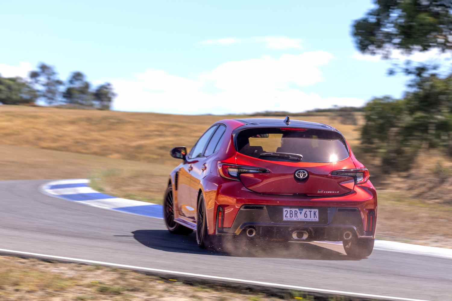 Toyota Corolla GR GTS rear quarter 1